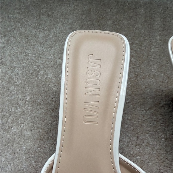 Jason Wu Cream Pointed Mules - Picture 2 of 12